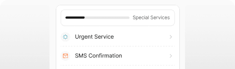 Services feature