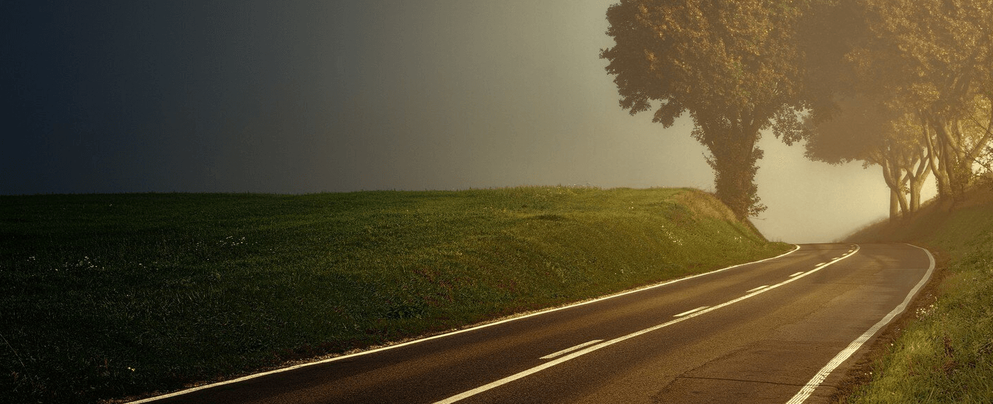 European countryside road